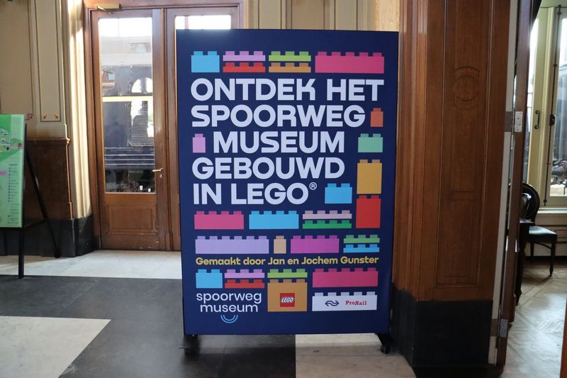 LEGO bouwen in het Spoorwegmuseum in de voorjaarsvakantie
